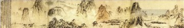 Chino Painting - Shitao huangshan chino tradicional
